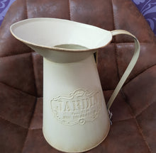 Load image into Gallery viewer, METAL PICHER CREAM JUG 23CM TALL
