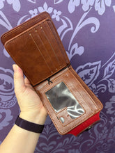 Load image into Gallery viewer, LEATHER WALLET KIWI BROWN
