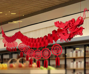 RED DRAGON DECORATION 170CM