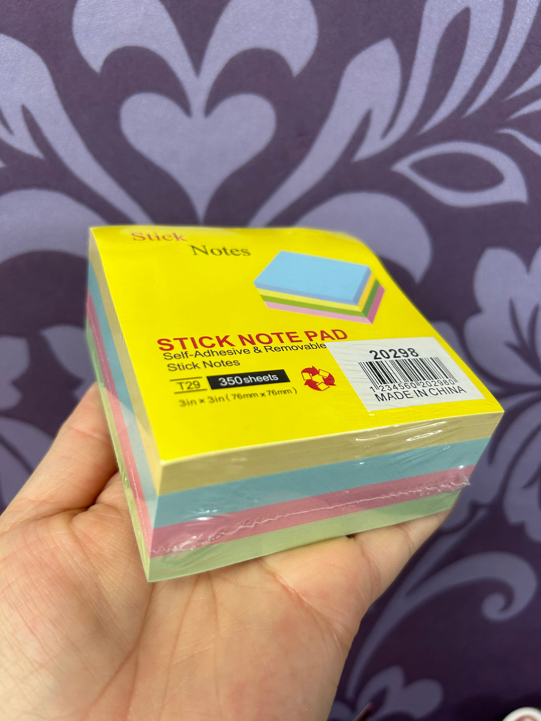 STICK NOTES 350 SHEETS