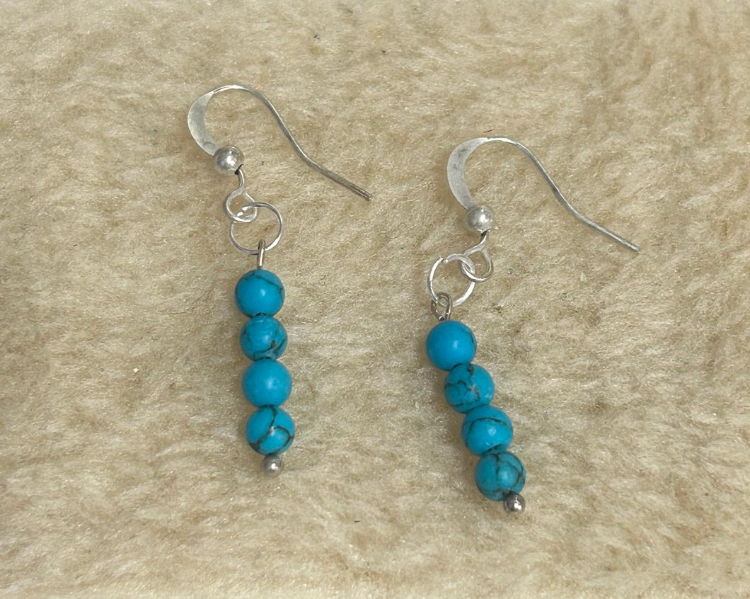 TURQUOISE EARRINGS BLUE