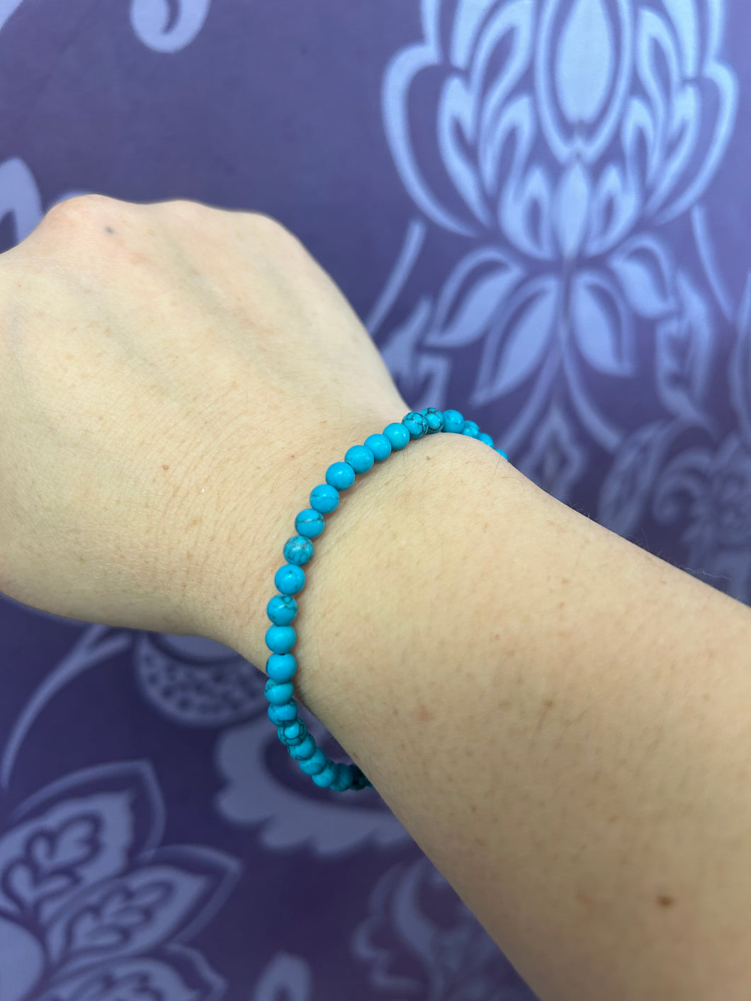 TURQUOISE BLUE BRACELET ELASTIC BAND