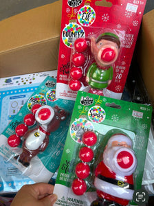 CHRISTMAS SQUEEZE SHOOT TOY 1PC