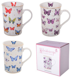 KALEIDOSCOPE BUTTERFLY MUG 1PC