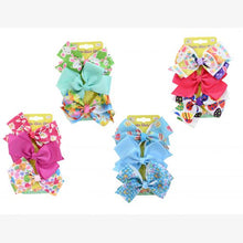 Load image into Gallery viewer, EASTER RIBBON BOW HAIR CLIP 3PK
