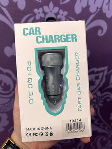 FAST CAR CHARGER PD 1PC