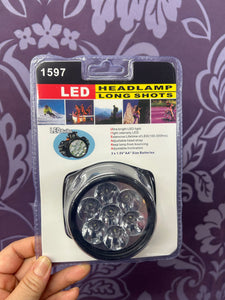 LED HEAD LIGHT AA BATTERIES NOT INCLUDED