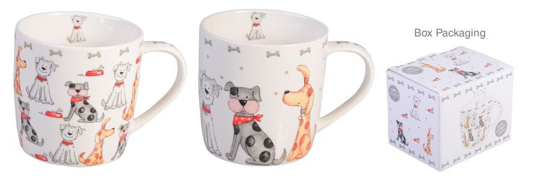 CERAMIC DOG MUG