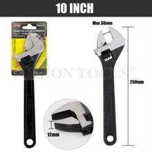 Load image into Gallery viewer, WRENCH ADJUSTABLE BLACK 10INCH 250MM
