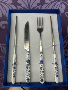 CERAMIC FORK KNOFE CHOPSTICKS SET