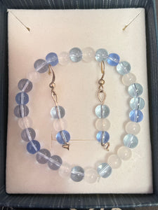 CRYSTAL BRACELET & EARRINGS