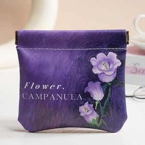 PURPLE PURSE OIL PAINTING