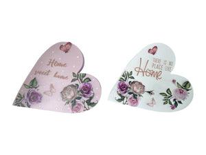 FLORAL HOME PLAQUE 16.50CM 1PC