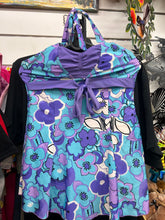 Load image into Gallery viewer, SWIMSUIT BLUE &amp; PURPLE FLOWER SIZE 10-12
