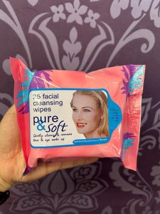 FACIAL CLEANSING WIPES 25PCS