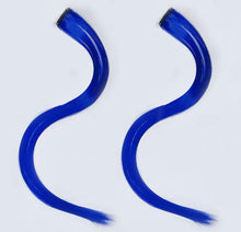 Load image into Gallery viewer, HAIR EXTENSION BLUE 33CM 2PCS
