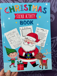 CHRISTMAS STICKER ACTIVITY BOOK 22PG