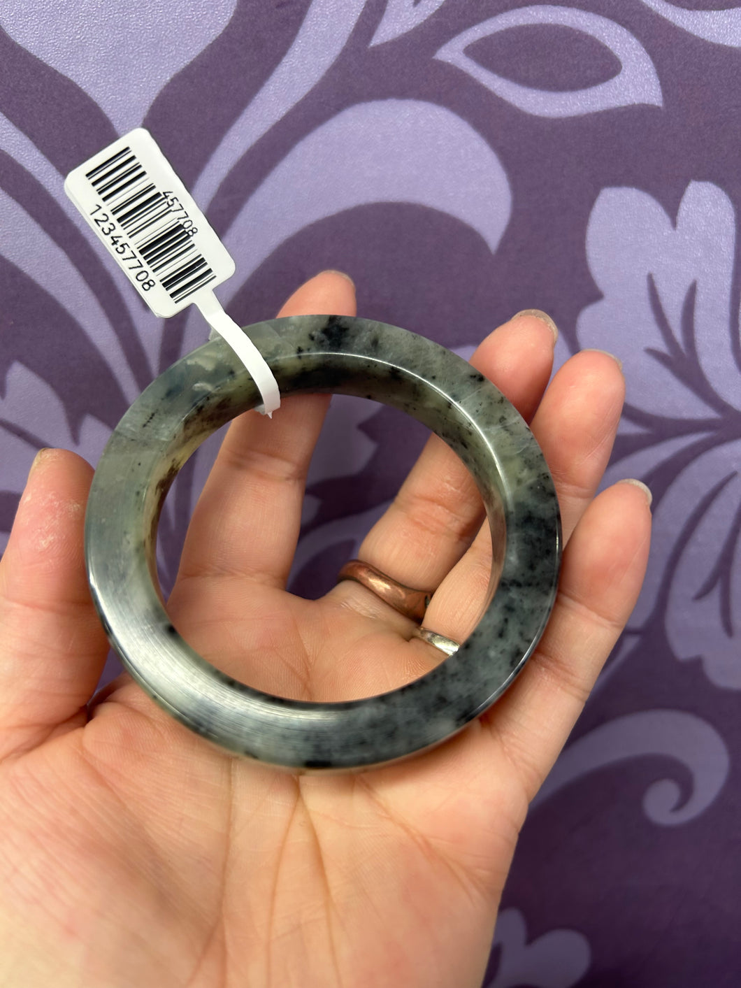 JADE BANGLE 5.4CM