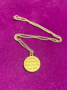NECKLACE SISTER GOLD