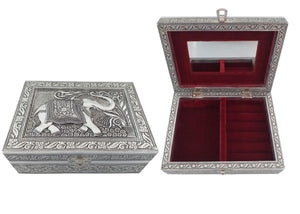 JEWELRY BOX WITH RING HOLDER ELEPHANT 17.5*1.5CM