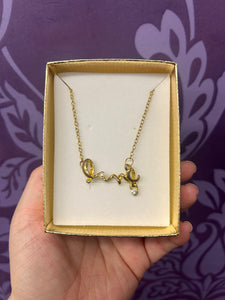 NECKLACE LOVE GOLD