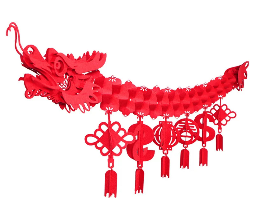 RED DRAGON DECORATION 170CM