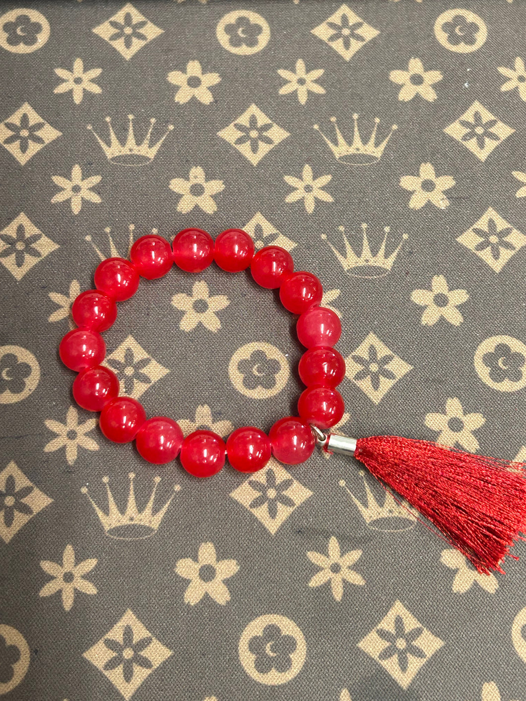 GENSHIN IMPACT RED BEADS BRACELET HU TAO