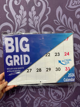 Load image into Gallery viewer, 2024 CALENDAR A4 BIG GRID
