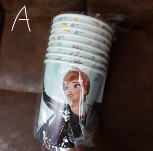 FROZEN PARTY ITEMS 8 PK