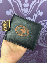 Load image into Gallery viewer, LEATHER WALLET KIWI BLACK
