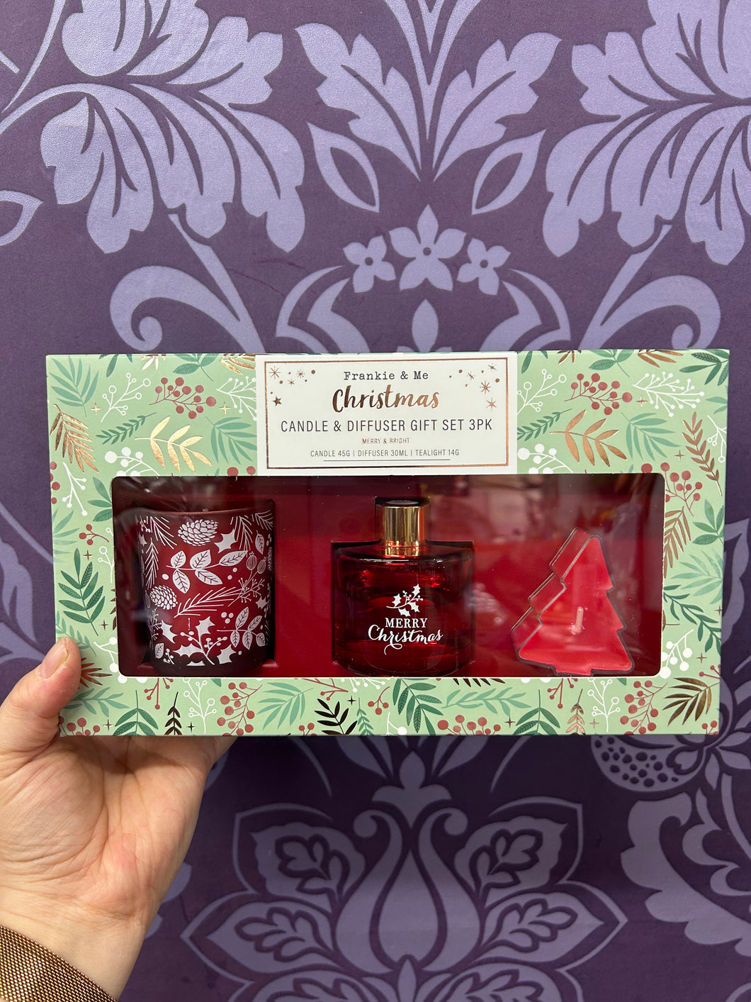 CHRISTMAS SCENT CANDLE SET