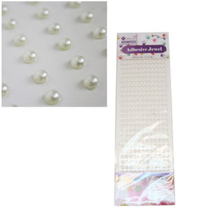 ADHESIVE JEWEL PEARL 6MM