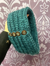 Load image into Gallery viewer, SCARF HAND MADE IN NZ TURQUOISE CIRCLE 58*13CM
