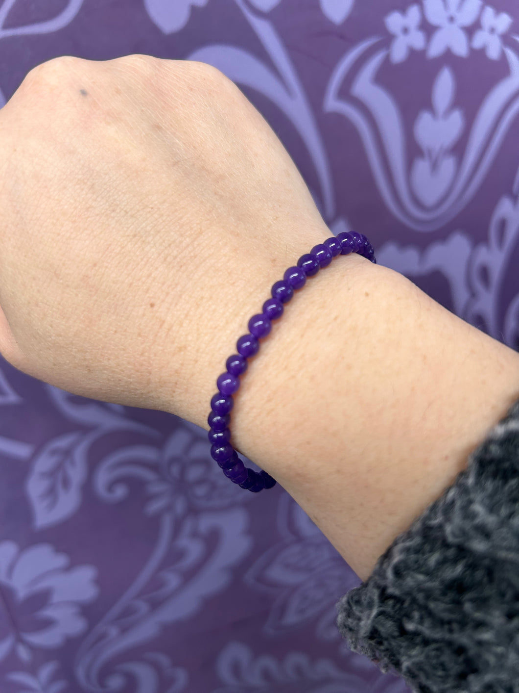 AMETHYST BRACELET 20CM