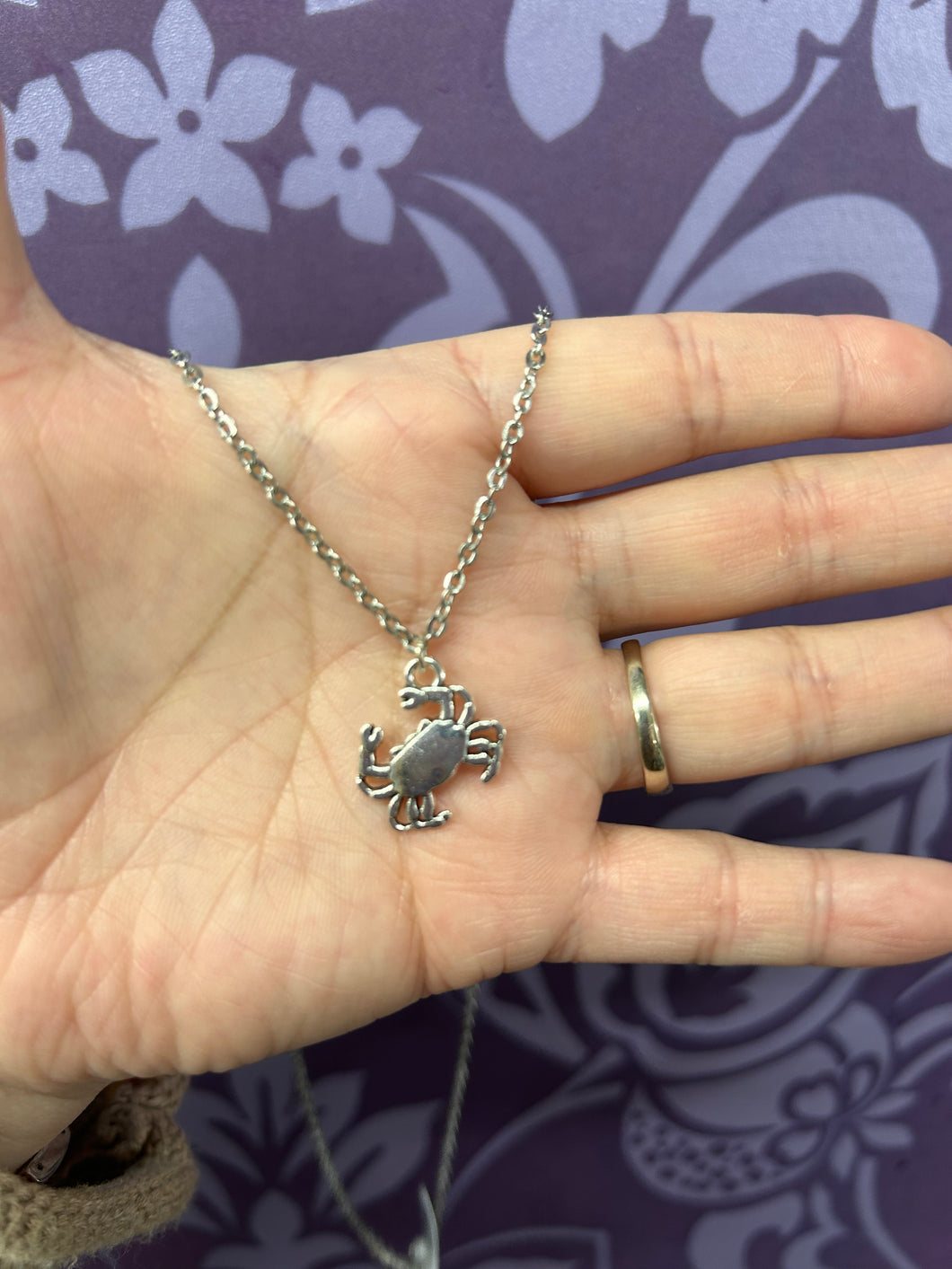 CRAB NECKLACE 50CM