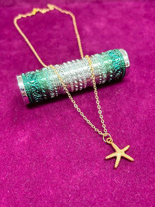 STARFISH GOLD NECKLACE
 50CM