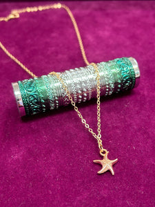 STARFISH GOLD NECKLACE
 50CM