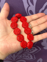 Load image into Gallery viewer, CINNABAR BRACELET HEXAGON 17-21CM
