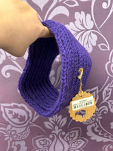 Load image into Gallery viewer, HEADBAND HAND MADE IN NEW ZEALAND PURPLE 55*12CM
