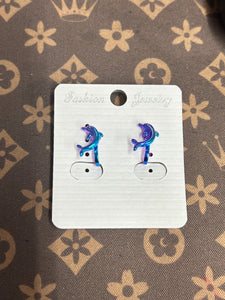 CLIP ON EARRINGS DOLPHIN