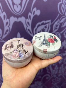 TIN BOX ROUND 6*4.3CM 1PC