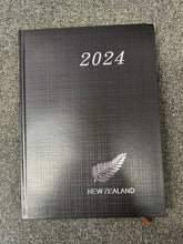 Load image into Gallery viewer, 2024 DIARY HARD COVER 312PAGES A4 BLACK
