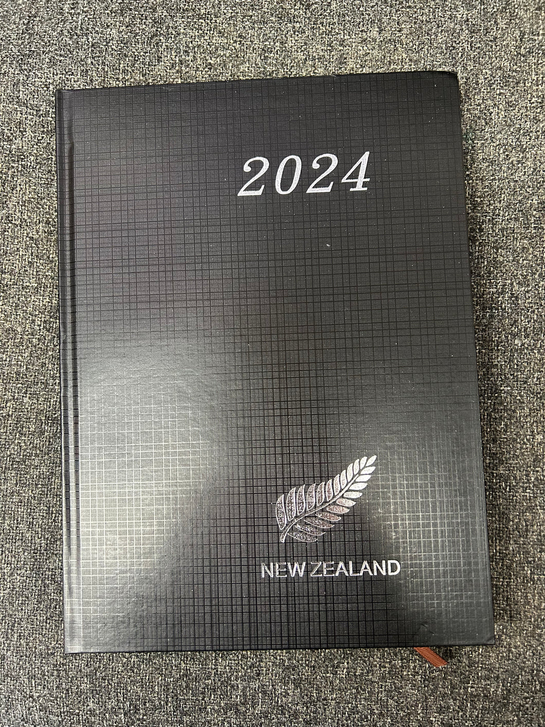 2024 DIARY HARD COVER 312PAGES A4 BLACK