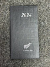 Load image into Gallery viewer, 2024 DIARY HARD COVER 108PG BLACK 10*17CM
