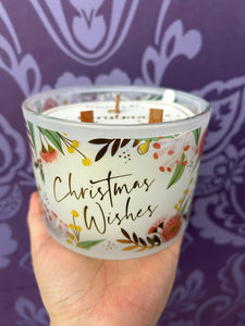 CHRISTMAS CANDLE SOY BLEND 11*8CM 400G