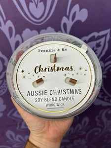 CHRISTMAS CANDLE SOY BLEND 11*8CM 400G