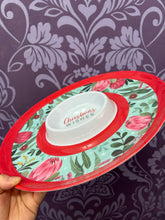 Load image into Gallery viewer, CHRISTMAS CHIP &amp; DIP PLATE MELAMINE 30CM
