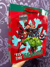 Load image into Gallery viewer, CHRISTMAS BAG AVENGERS L 32*25CM 1PC
