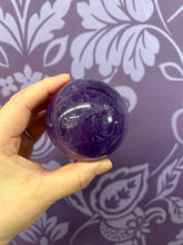 Load image into Gallery viewer, AMETHYST SPHERE 6CM WITH STAND
