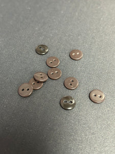 BUTTON BROWN 0.9CM 10PCS